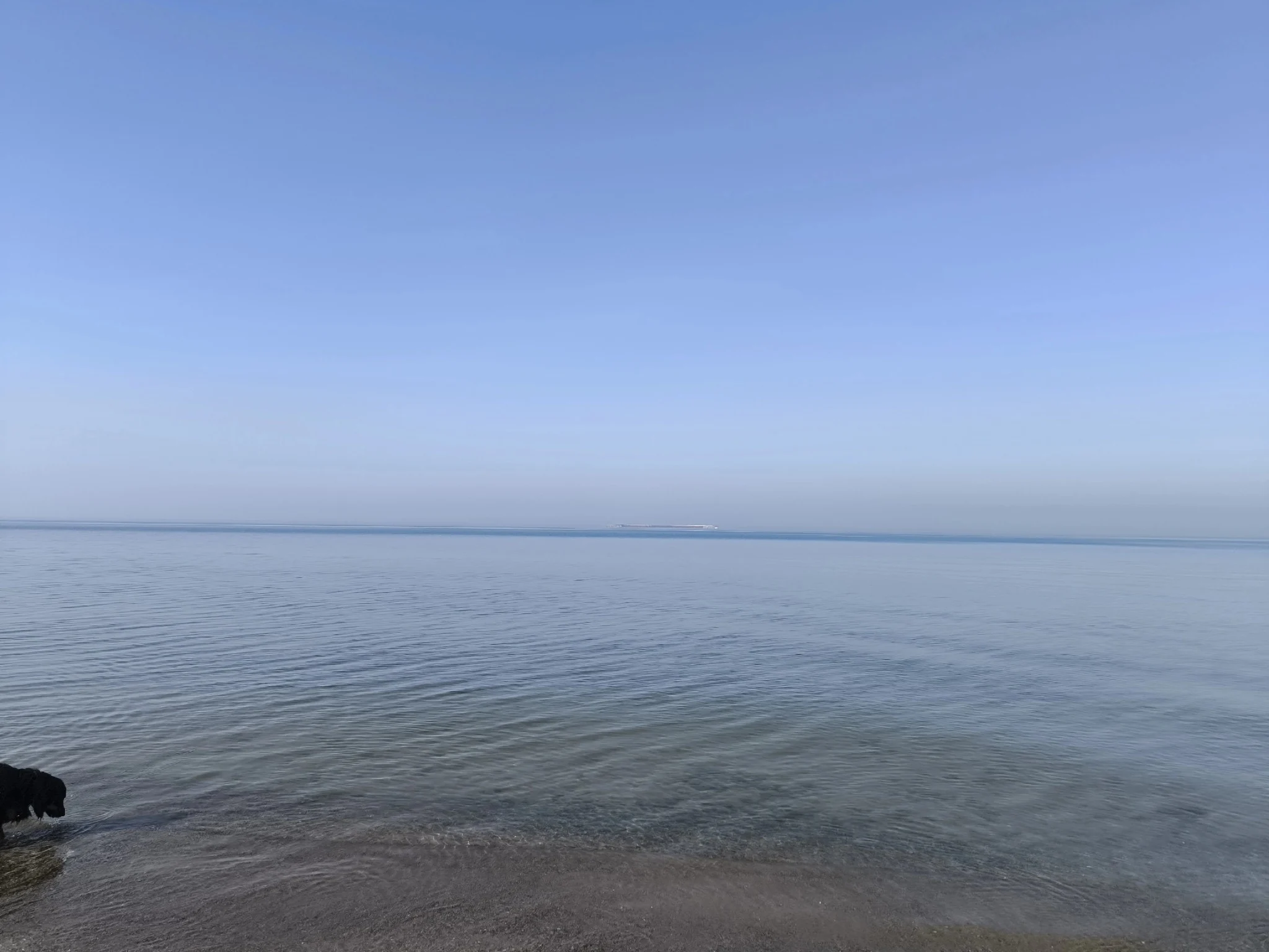 Спокойное Балтийское море у берега